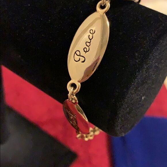 Motivational 2 sided Sentiments Gold brace… - Picture 6 of 11